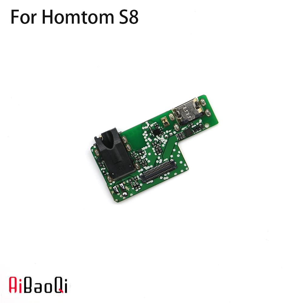 AiBaoQi usb разъем плата зарядки для HOMTOM S8 Мобильный телефон Flex зарядка кабелей модуль телефон мини USB порт