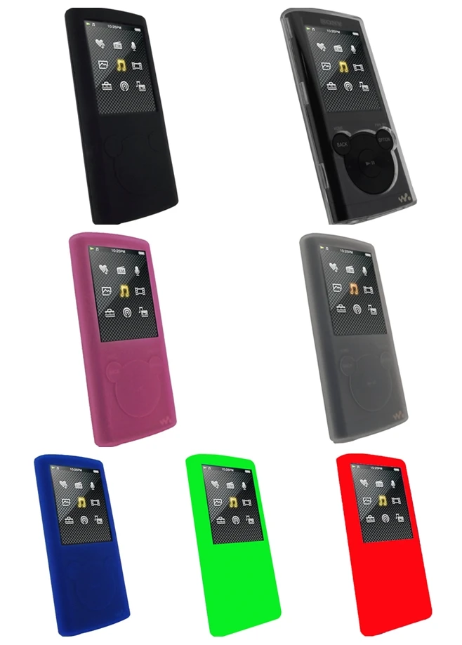 Силиконовый резиновый гелевый защитный чехол для Sony Walkman NWZ E353 E354 E453 E454 E455 E450 32 Гб 64