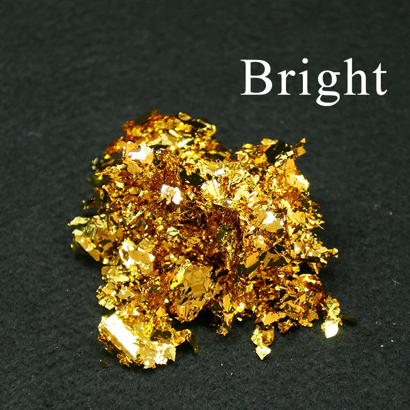 Золоченая картина Золотой лист/фольга 15 г блестящее украшение стекло ремесло