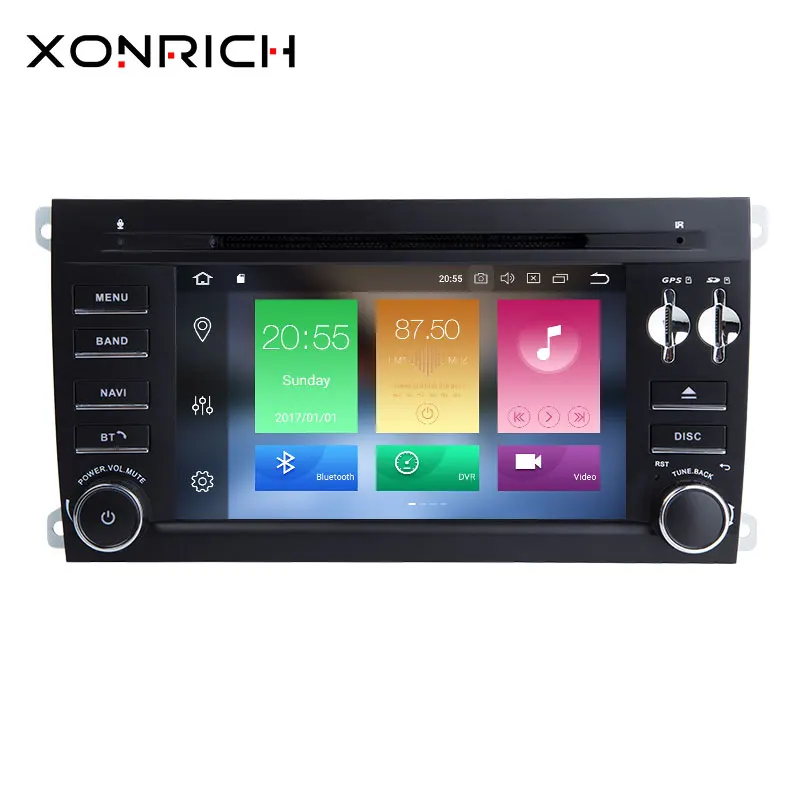 2 Din Android 8 0 DVD мультимедиа для Porsche Cayenne 2003 2004 2005 2006 2007 2008 2009 2010 gps навигации авторадио