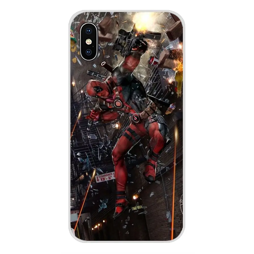Для Huawei Mate Honor 4C 5C 5X 6X 7 7A 7C 8 9 10 8C 8X 20 Lite Pro Superhero аксессуары Дэдпула чехлы для