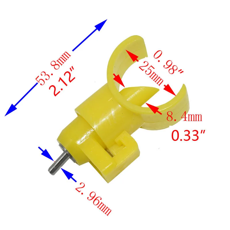 Поилка для птиц 50 шт. поилка с застежкой в виде куриных шариков 25 мм перепелов
