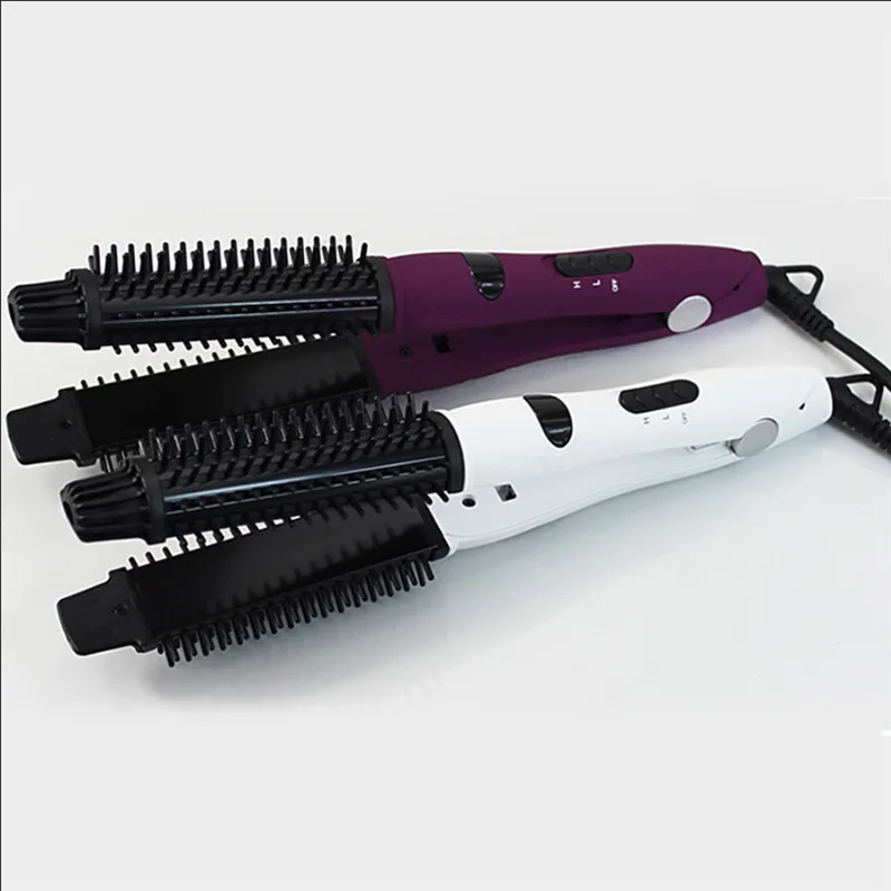 2 in1 электрические щипцы для завивки волос керамические styler curler расческа прямее кисть, валик Вэйвер прически твист