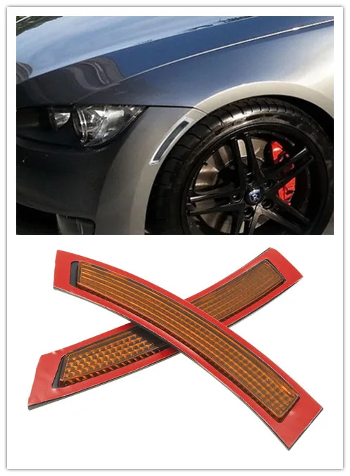 Одна пара для BMW E92 E93 3 серии 2DR 07 13 отражатель переднего бампера боковой маркер