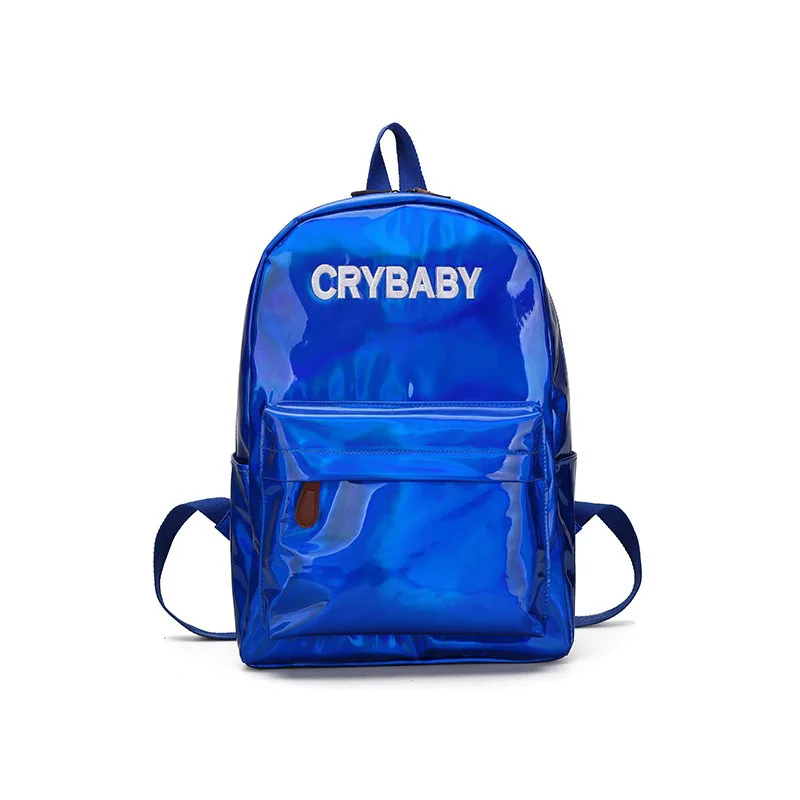 Женская сумка Пакет голографический Рюкзак mochila розовый цельный рюкзак женский