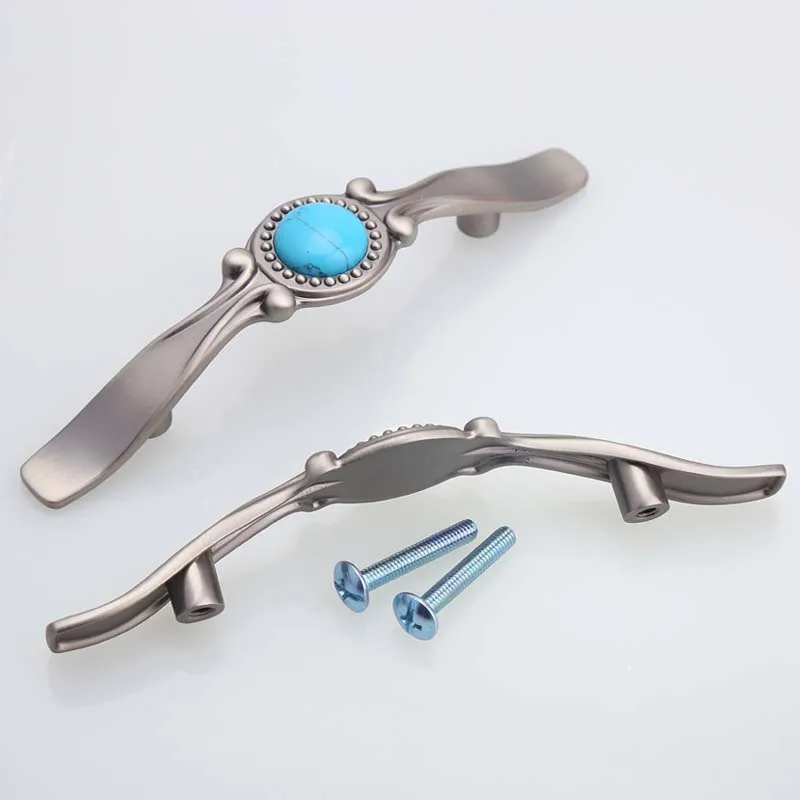 Ручки для мебели в винтажном стиле 76 мм античные серебряные бронзовые выдвижных