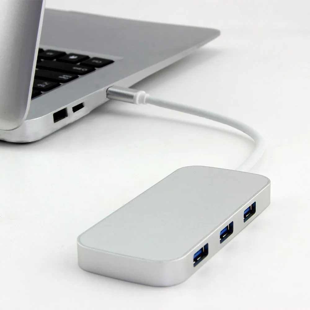 Разветвитель с Type C на USB концентратор 3 0 Мультиадаптер Matel сплиттер кардридером