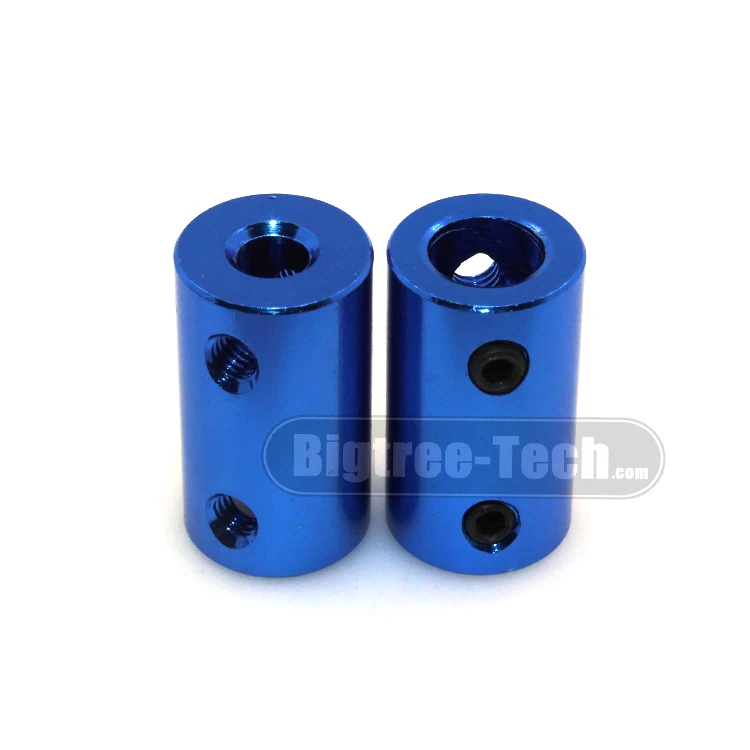Запчасти для 3D принтера муфта с отверстием из алюминиевого сплава 5 мм 8 Синий