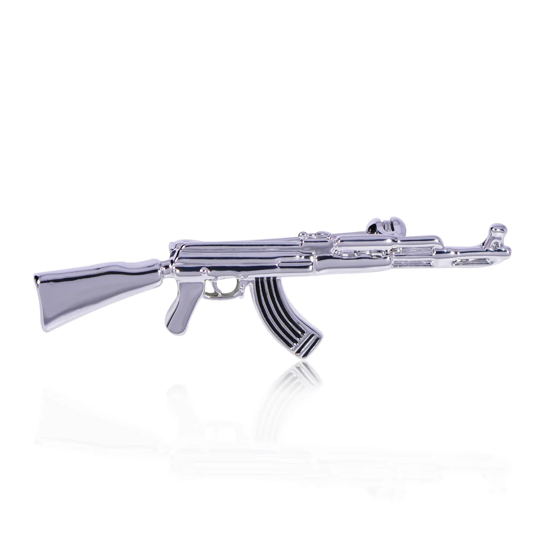 Silver Color Blucome, трендовая брошь, игрушечный пулемет, сплав, золотой цвет, булавка для мальчика, унисекс, вечерние, пальто, костюм, сумка, одежда, воротник, шаль, ювелирное изделие, подарок - Окраска металла: Silver Color