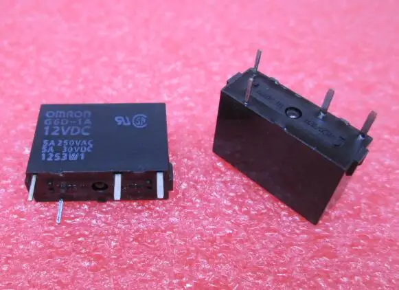 Горячая новинка реле G6D-1A 12VDC G6D-1A-12VDC G6D1A OMRON DIP4 10 шт./лот | Обустройство дома