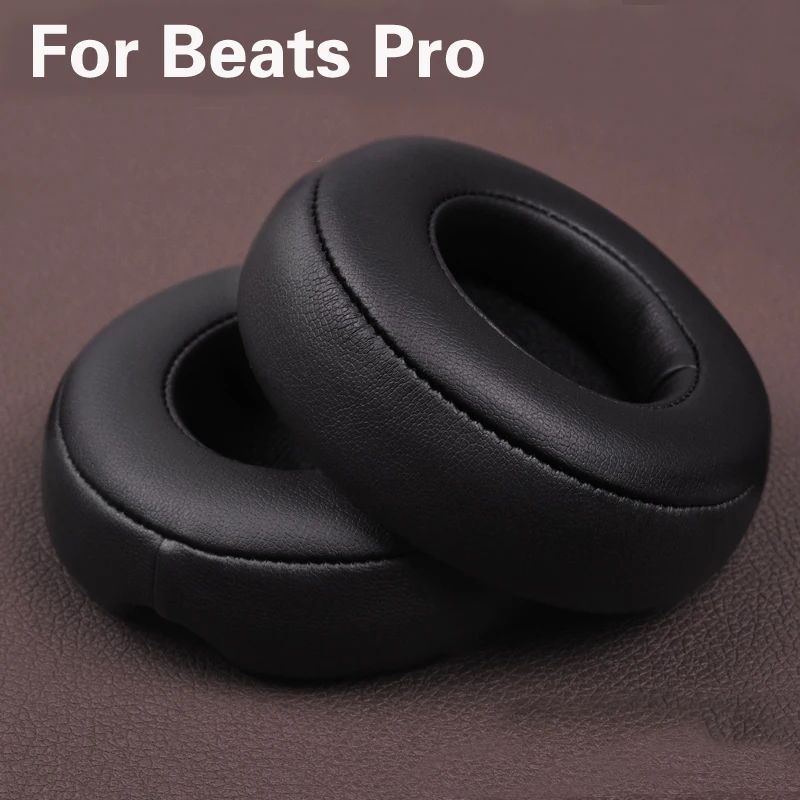 Enlarge 2pcs/pairs Leather Headphone Foam For Monster Beats by dre pro headset ear pads Sponge cushion Earbud Replacement Covers