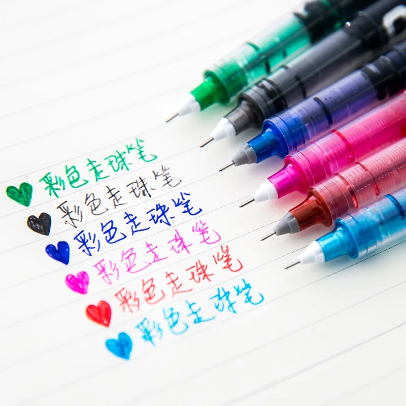 Ручка с шариковыми гелевыми чернилами 7 шт./компл.|Гелевые ручки| |