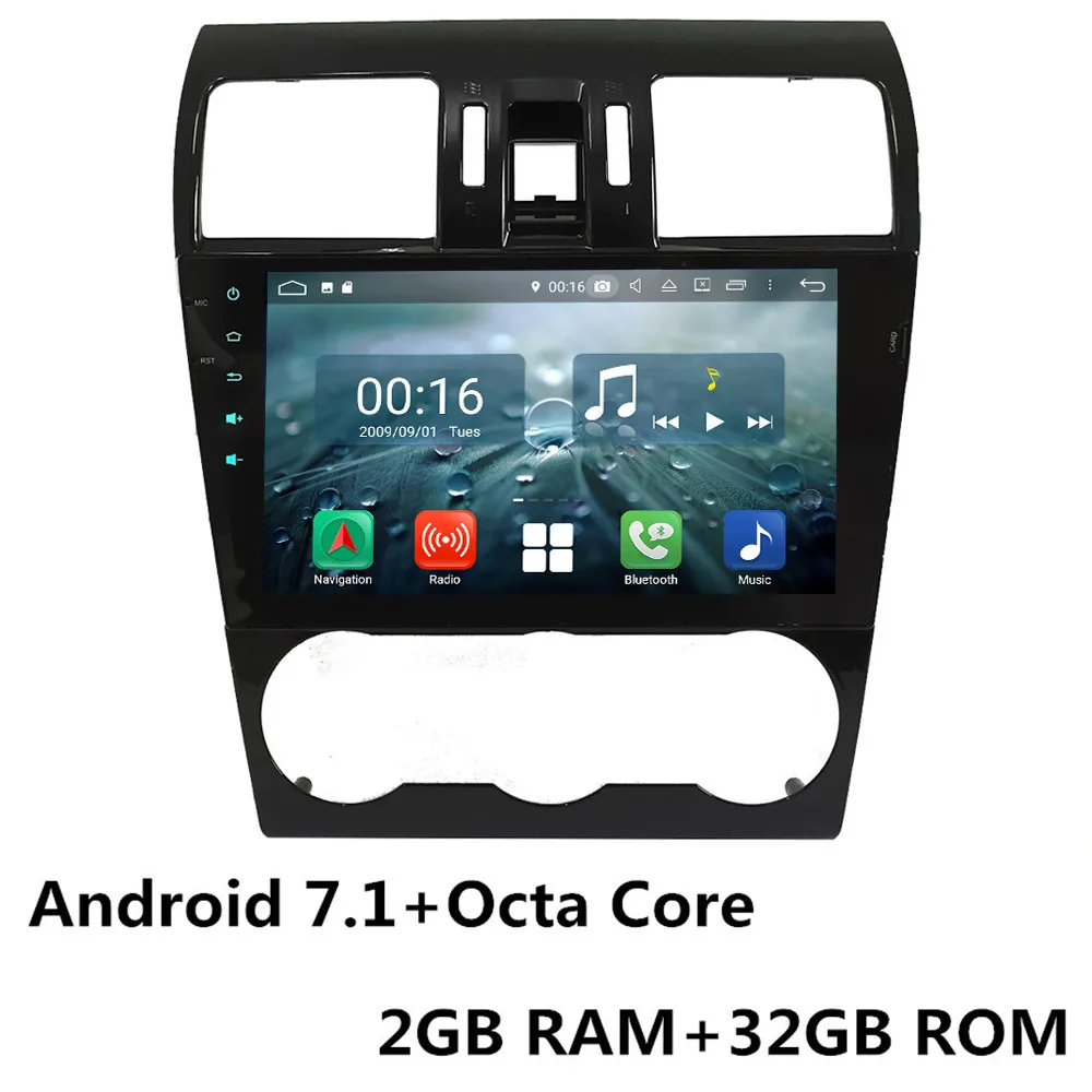 Android 7.1 x 8Core " ips Восьмиядерный 4G Android 9,0 4 Гб ОЗУ 64 Гб ПЗУ RDS автомобильный dvd-плеер радио gps ГЛОНАСС Navi для Subaru Forester XV WRX 2013 - Цвет: Android 7.1 x 8Core