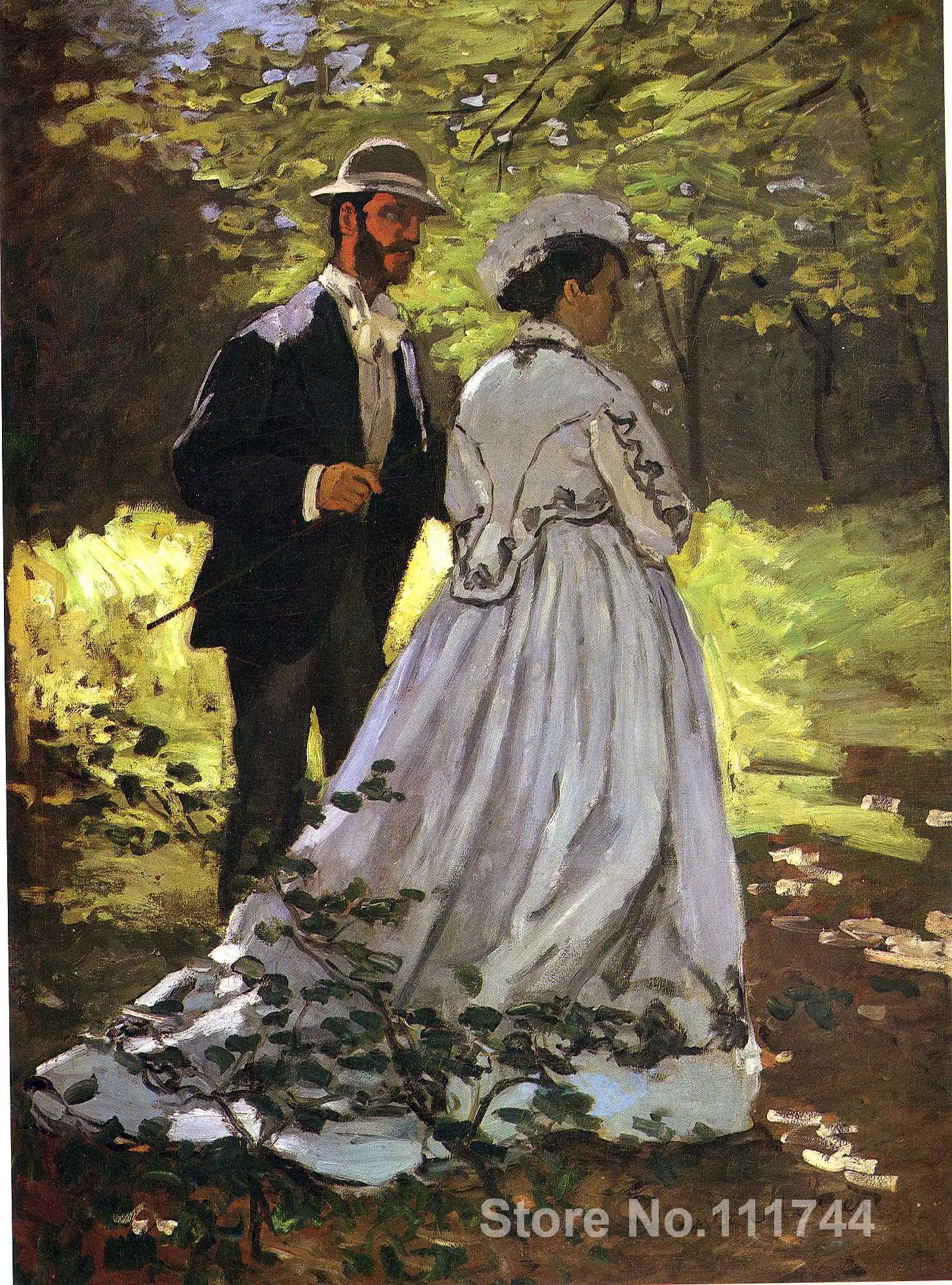 

office art Lunch on the Grass (study) famous Claude Monet paintings Hand painted High quality