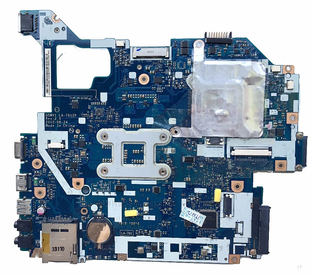 Для ACER E1 571G V3 Материнская плата ноутбука NBM6B11001 Q5WV1 LA 7912P GT710M/2G HM77 PGA989 DDR3 100%