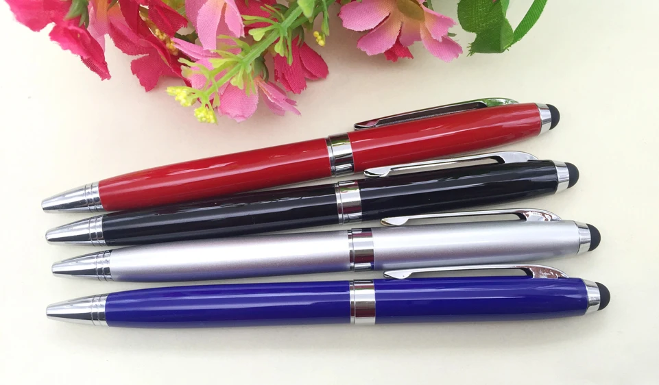 [free engraving logo]100pcs/lot print with custom logo company promo advertising stylus twist ball pens smooth writing | Канцтовары для