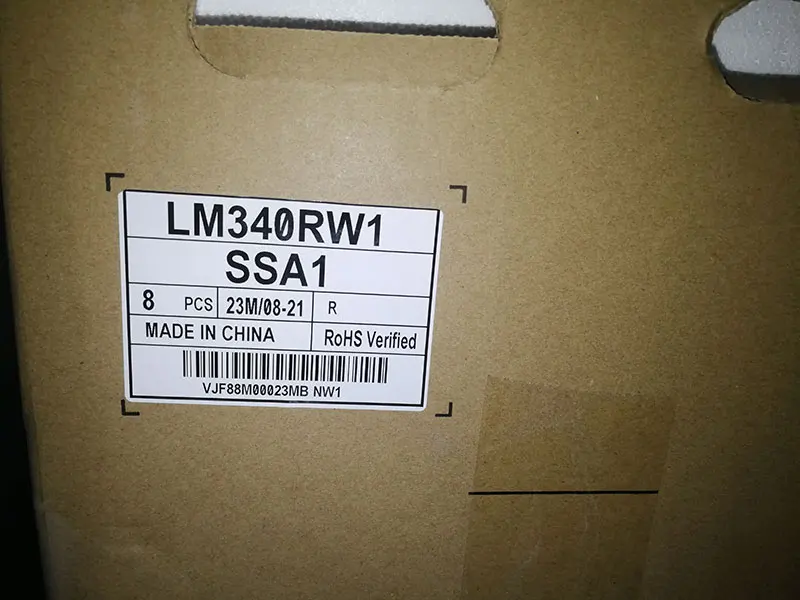 LM340RW1 SSA1 SS A1 34-дюймовый 5K hd четырехсторонний узкой рамкой 10bit ips ЖК-дисплей экран для LG 34WK95U дисплей