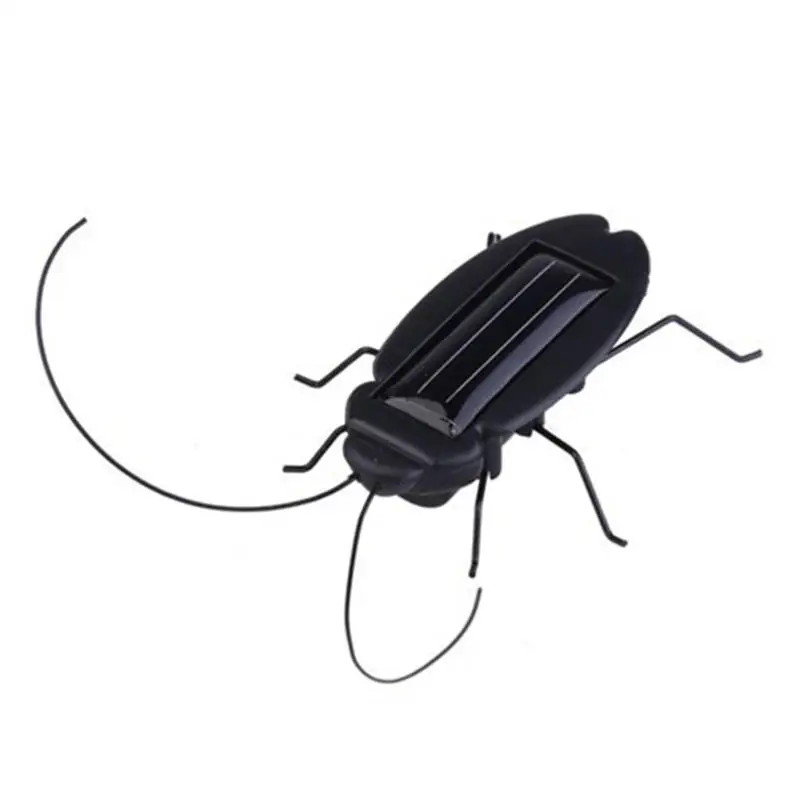 cockroach Wecute мини комплект Новинка ребенок усиленный солнечной энергией паук таракан Мощность Робот жук Grasshopper развивающий гаджет детская игрушка - Цвет: cockroach