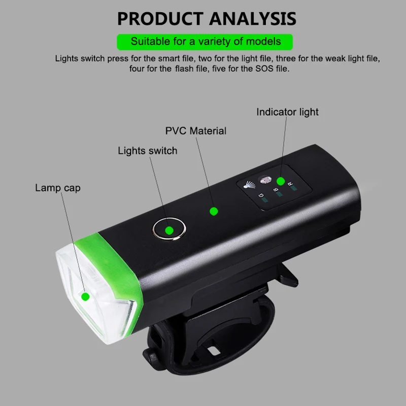 600LM OUTERDO XANES SFL03 светодиодный немецкий стандарт умный индукционный IPX4 USB Перезаряжаемый большой прожектор светильник велосипедный светильник
