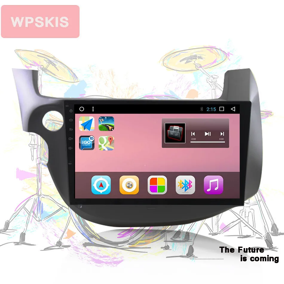 10 1 Android 0 автомобильный DVD GPS для HONDA FIT JAZZ 2007 2008 2009 2010 2012 2013 радио видео плеер 1280*720 RDS