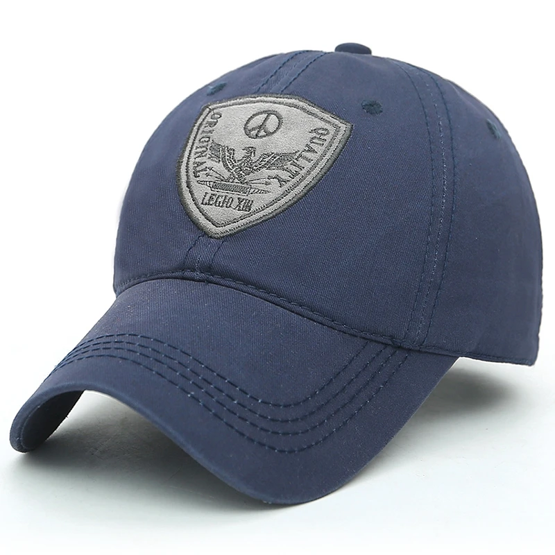 На весну лето и осень большая хлопковая кепка из ткани Мужская модная для гольфа