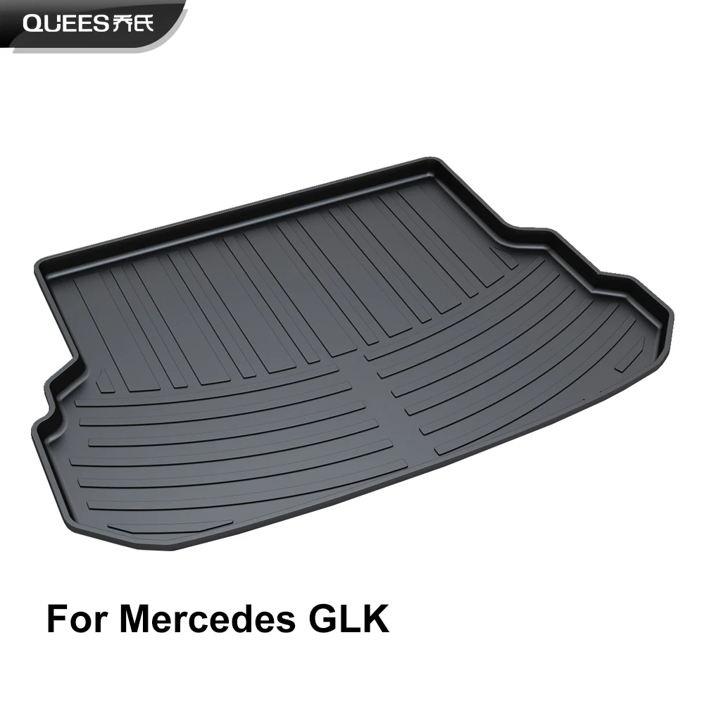 

QUEES Custom Fit Cargo Liner Boot Tray Trunk Mat for Mercedes Benz GLK Class X204 2009 2010 2011 2012 2013 2014 2015 2016 2017