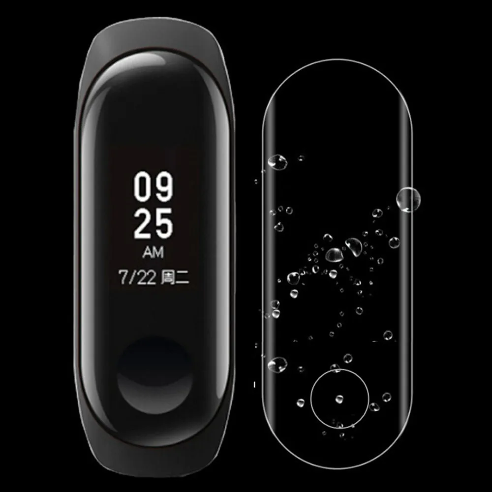 

3 шт., ультратонкая Защитная пленка для экрана Xiaomi Mi band 3