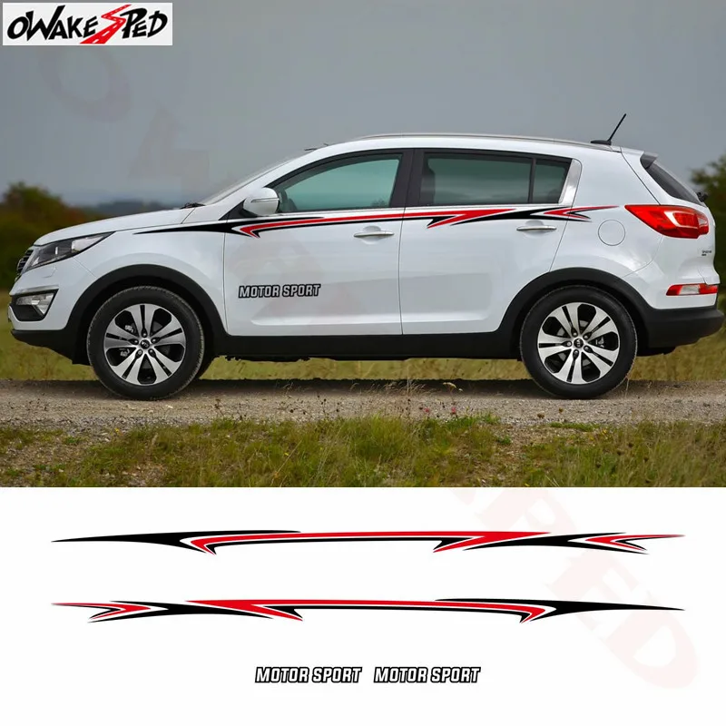 Автомобильный Стайлинг кузов Дверь Декор Наклейка для KIA SPORTAGE 2005 2019 мотор Спорт