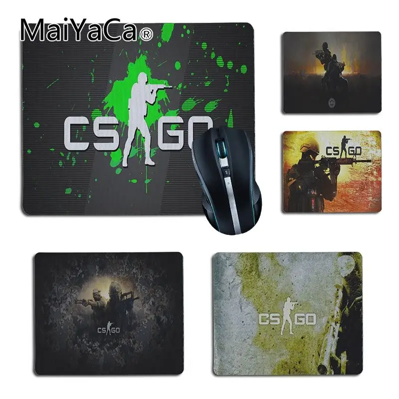 

Коврик для мыши MaiYaCa CS GO игровой, удобный маленький коврик для мыши, размер 25 х29 см, 18 х22 см