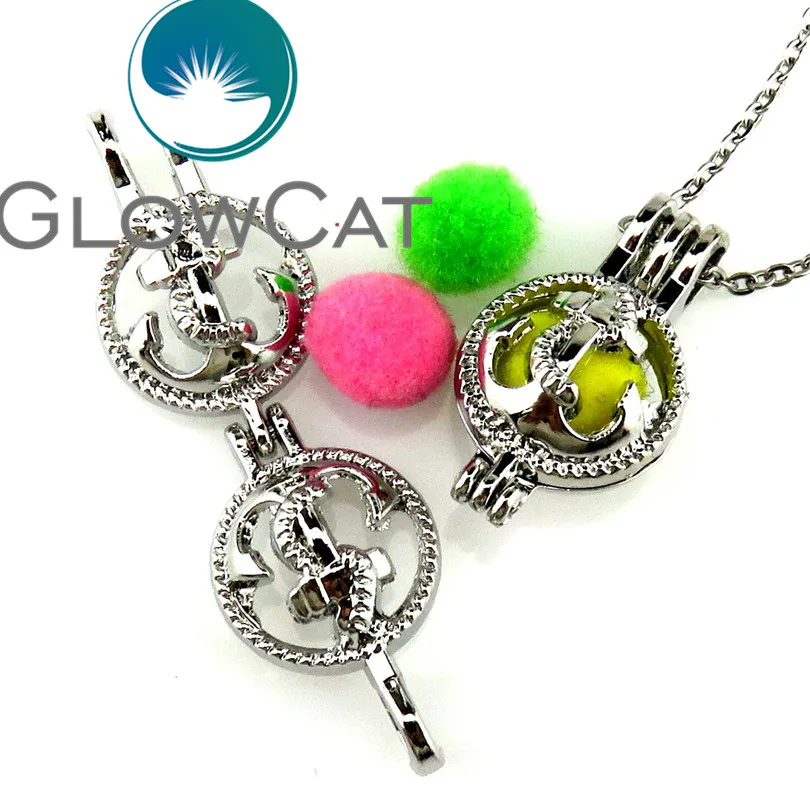 GLOWCAT KK558 круглые бусины в виде якоря клетка эфирных масел аэрозольный распылитель