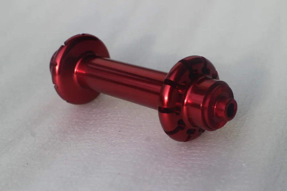 20 Holes Powerway R39 straight pull road bicycle front Hub Black Red 20H Super Light 70g 4 sealed bearings 20holes 100mm O.L.D. | Спорт и