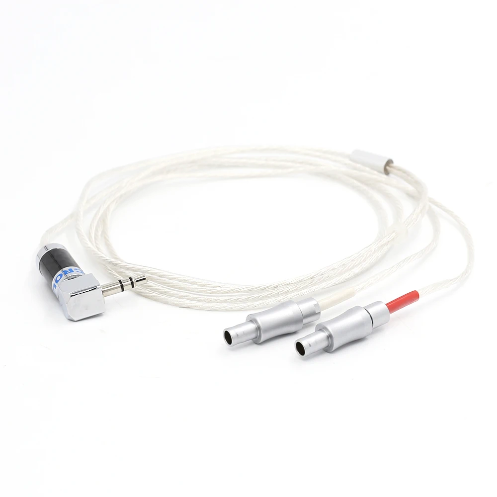 

Hifi audio Silver plated 5N OFC 3.5mm connector Cable Headphone Earphone cable