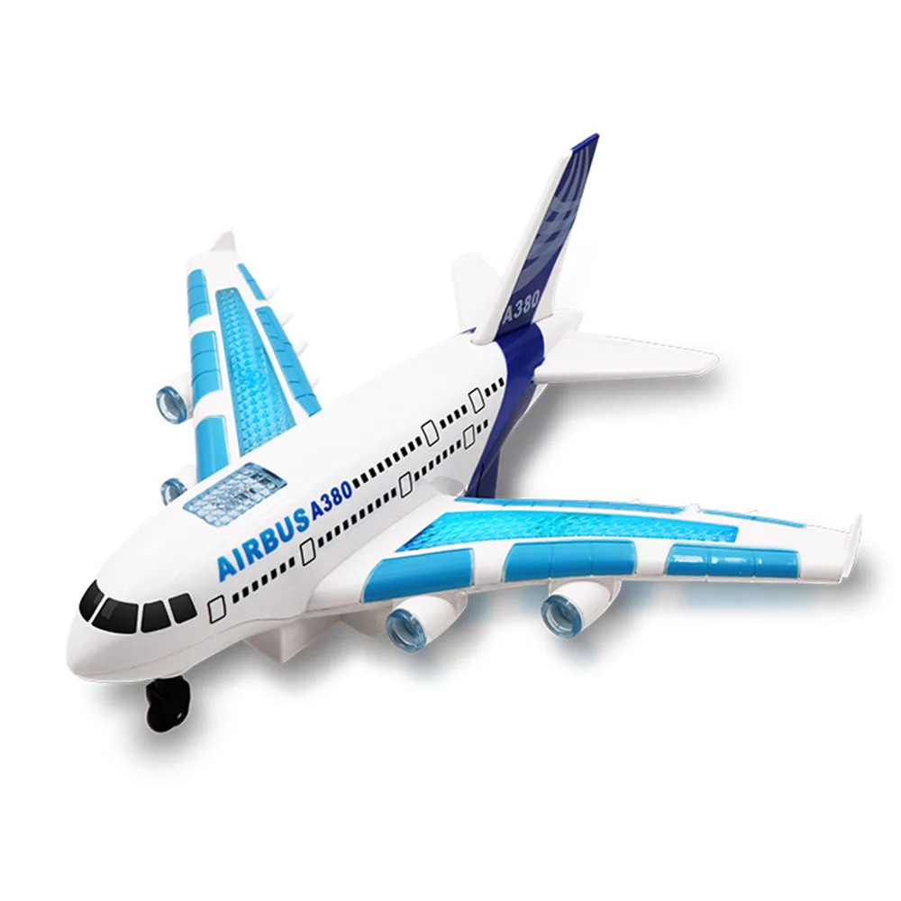 Модель airbus с дистанционным управлением детские игрушки самолеты Airbus электрический пульт дистанционного управления модель самолета со световыми звуками для детей Подарки
