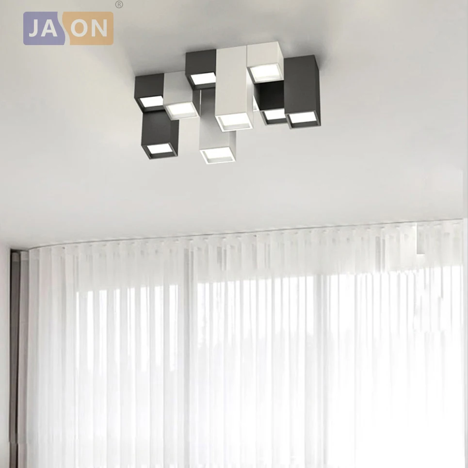 LED Современные Геометрические Железные Акриловые DIY Комбинации Светодиодные Лампы.Светодиодные Светильники.Люстры Потолочные.Светильники Потолочные Светильники.Светильник Потолочный Светильник Для и Спальни