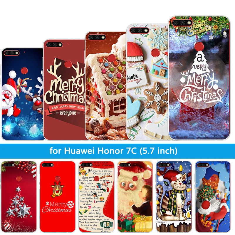 Для Huawei Honor 7C Aum L41 Ультратонкий чехол прозрачный край мягкий TPU 5 7 &quotдля C