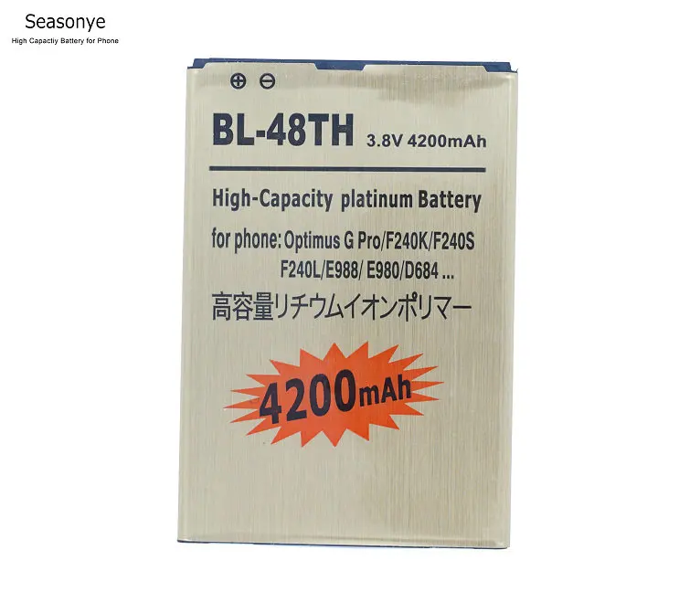 Сменная батарея для телефона с BL-48TH Seasonye 1x 4200 мАч LG Optimus G Pro F240K F240S F240L E988 D684 E980 E985 E986