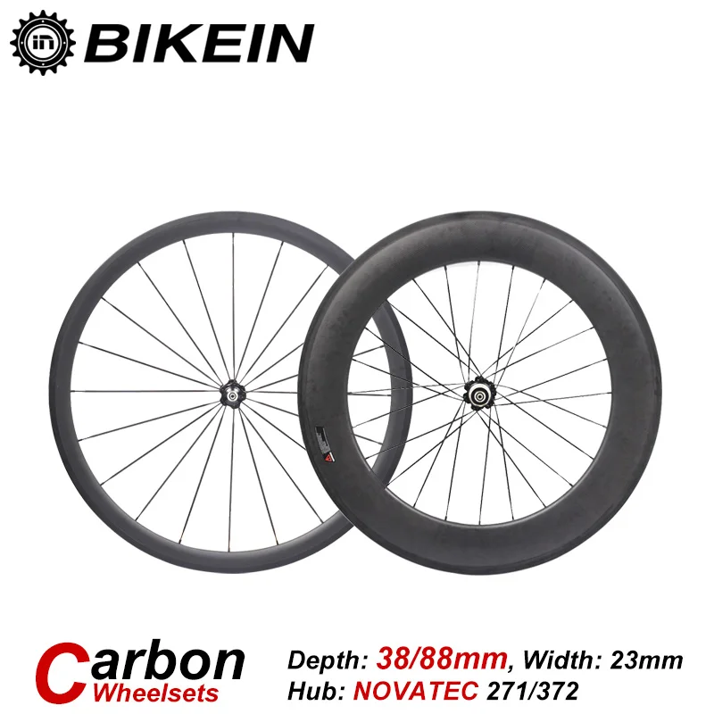 BIKEIN T700 3 k из углеродного волокна 700C вело колесо для дорожного байка довод Tubular