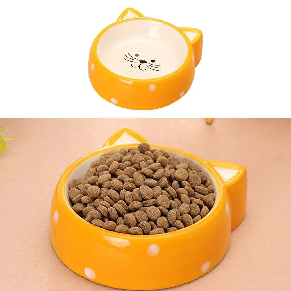 Pet Керамика чаша с рисунком кошачья мордочка ПЭТ Еда Чаша Кошка собачья миска