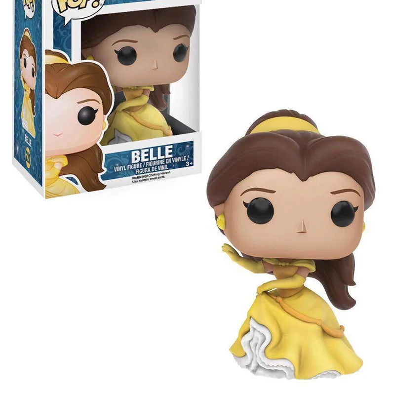 FUNKO POP Princess beauty and The Beast Belle фигурки Белла виниловая Кукла Коллекция моделей подарки#221 - Цвет: with retail box