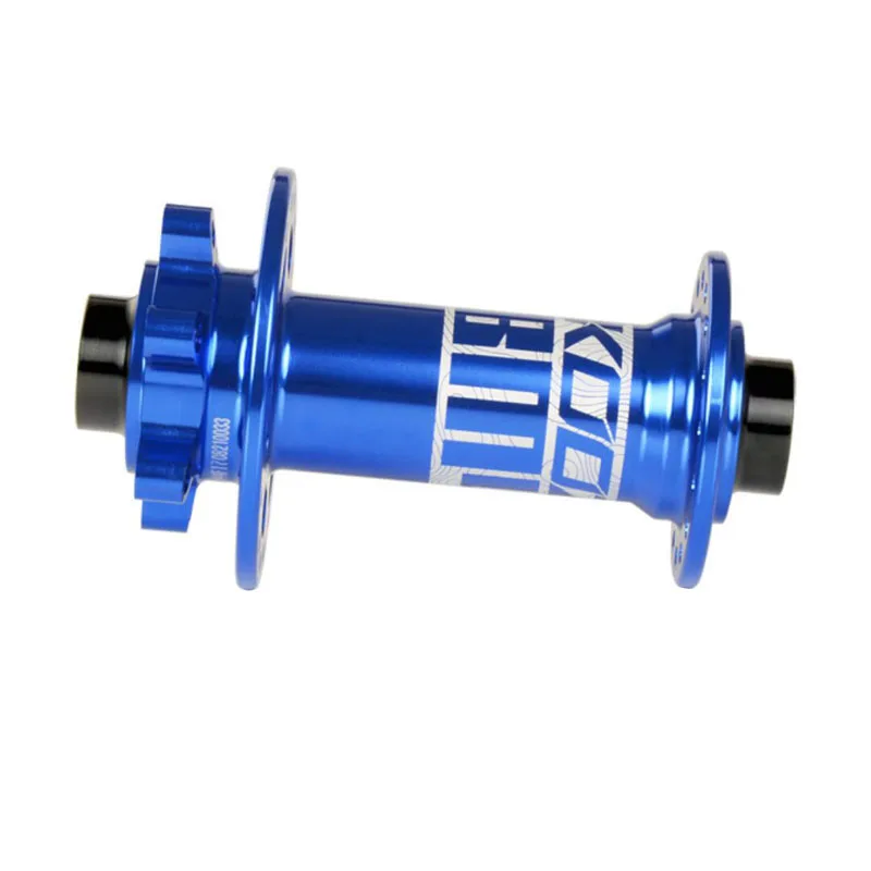 Front hub blue KOOZER BM440 MTB горный велосипед BOOST концентраторы 32 h диск с отверстиями подшипник ступицы Передняя Задняя 6 Болт 15*110 12*148 мм через - Цвет: Front hub blue