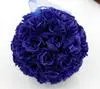 

50 CM/20" Artificial Rose Silk Flower Red Kissing Balls For Christmas Ornaments Wedding Party Decorations Supplies