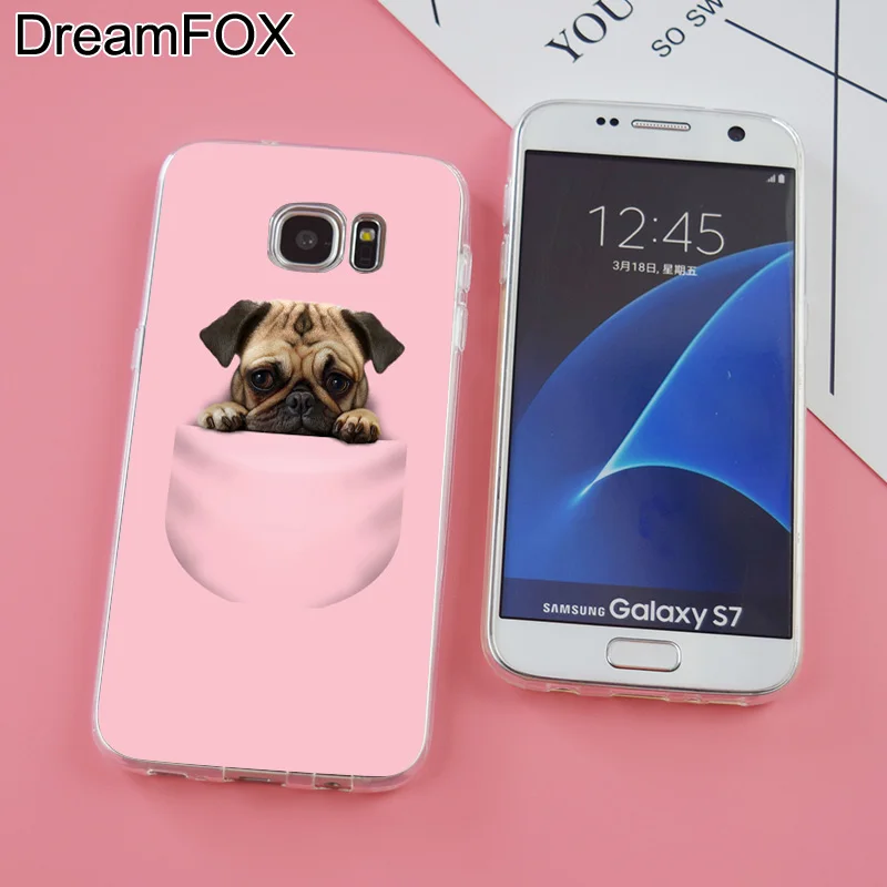 DREAMFOX K151 Pocket Doge Мягкий ТПУ силиконовый чехол для samsung Galaxy Note S 6 7 8 9 Edge Plus Grand Prime |