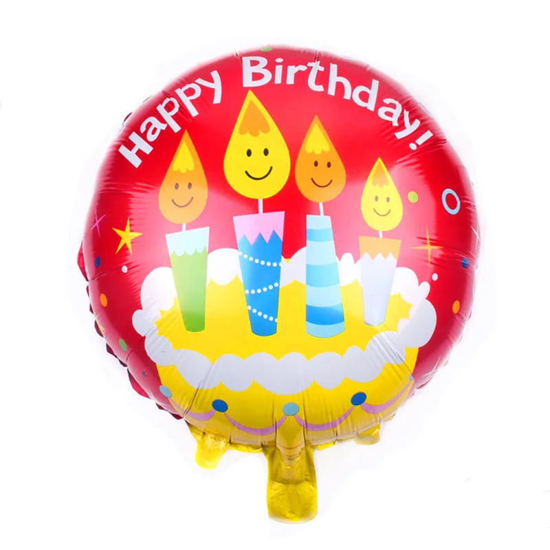 Новые 18 дюймовые воздушные шары на день рождения с днем вечерние украшения для