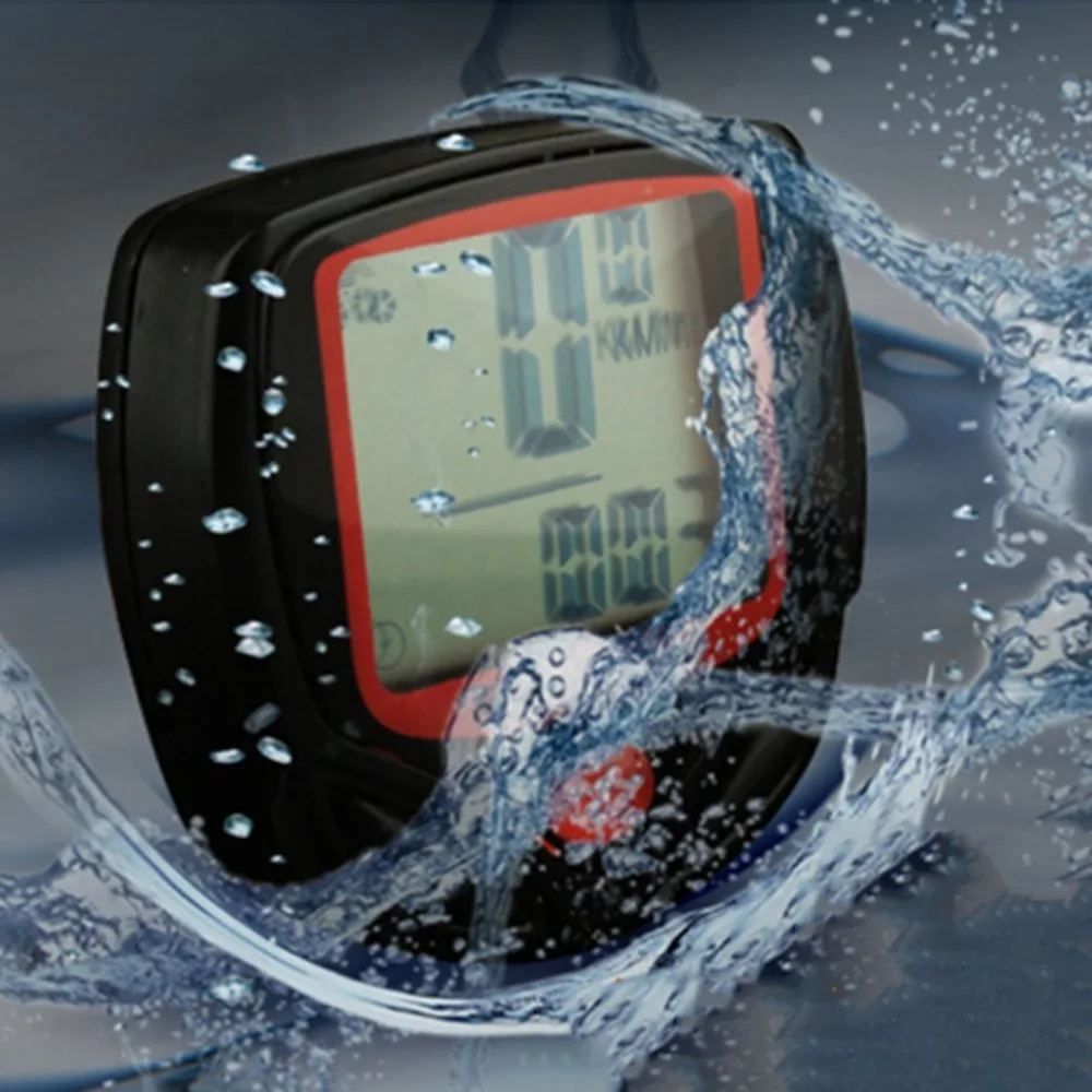 Беспроводной велосипедный Спидометр компьютер цифровой ЖК спидометр для