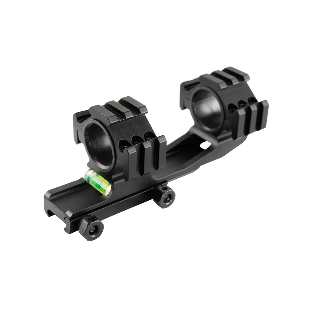 

Tactical 30mm Scope Mount For 20mm Dual Rails Three Side Heavy Duty Riflescope With Spirit Bubble Level Rifle Accessories