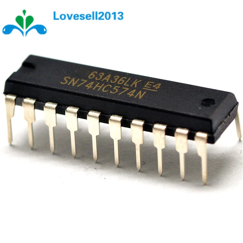 2 шт. 74HC574N 74HC574 DIP 20 D Type флип флоп со встроенной схемой IC 20|dip|dip 20dip ic |