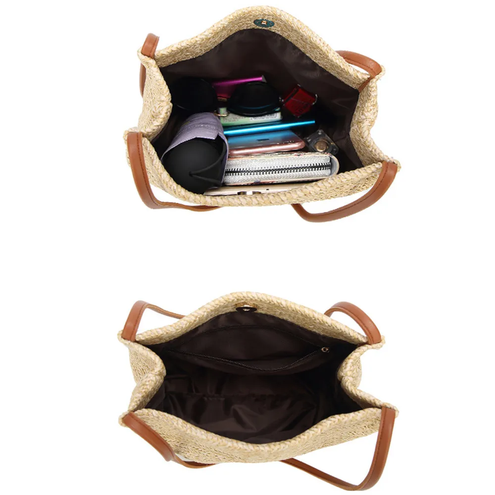 Модная сумка Для женщин Летний Стиль Один Льняная через плечо с ремешком в форме