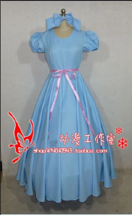 2016 фильм Питер Пэн Венди рахаэль косплей костюм вечернее платье женское длинное