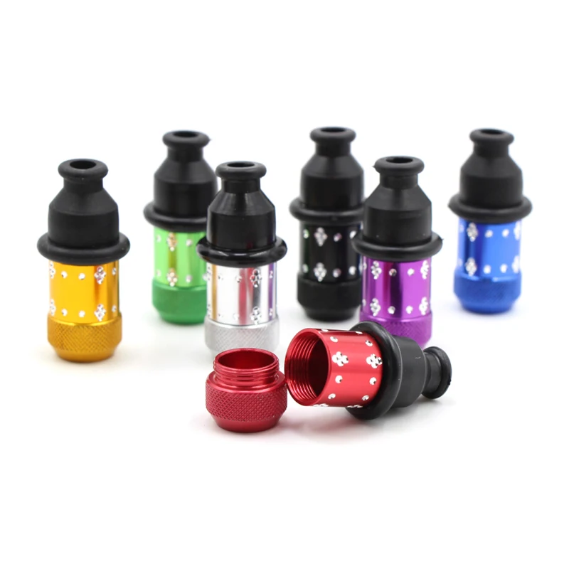 

Creative metal pacifier shape tobacco pipe, fashionable small and lovely tobacco pipe, easy to carry pipe, multi-color optional