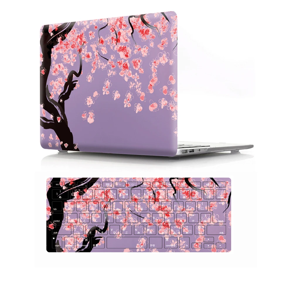 Твердый пластиковый чехол Cherry Blossom для Macbook Air 11 13 Pro 15 Retina 12 &quotдля ноутбука Touch bar +